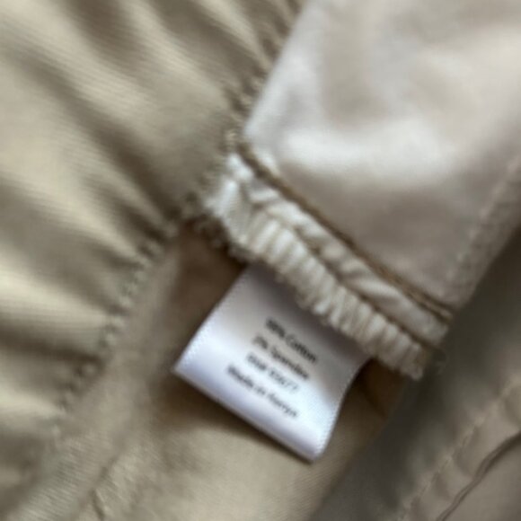St. John's Bay Khaki Girlfriend Biscotti Mid-rise Chino pants, siz 18W - Picture 5 of 5